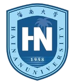 海南大学 logo